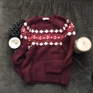 Hollister Fair Isle Sweater